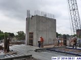 Stripping the shear wall panels at Elev. 5,6 (3rd Floor) Facing West (800x600).jpg